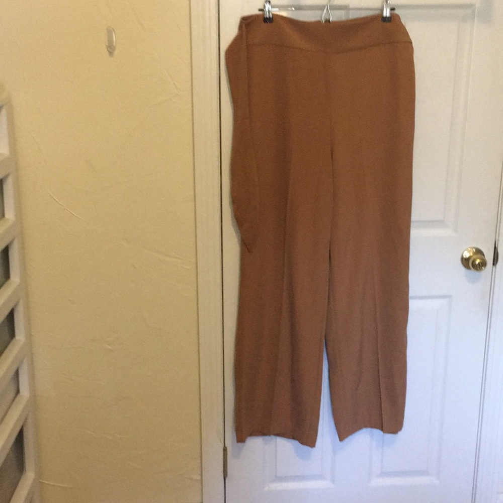 Eva Mendes for New York & Company Wide Leg Pants - Brown